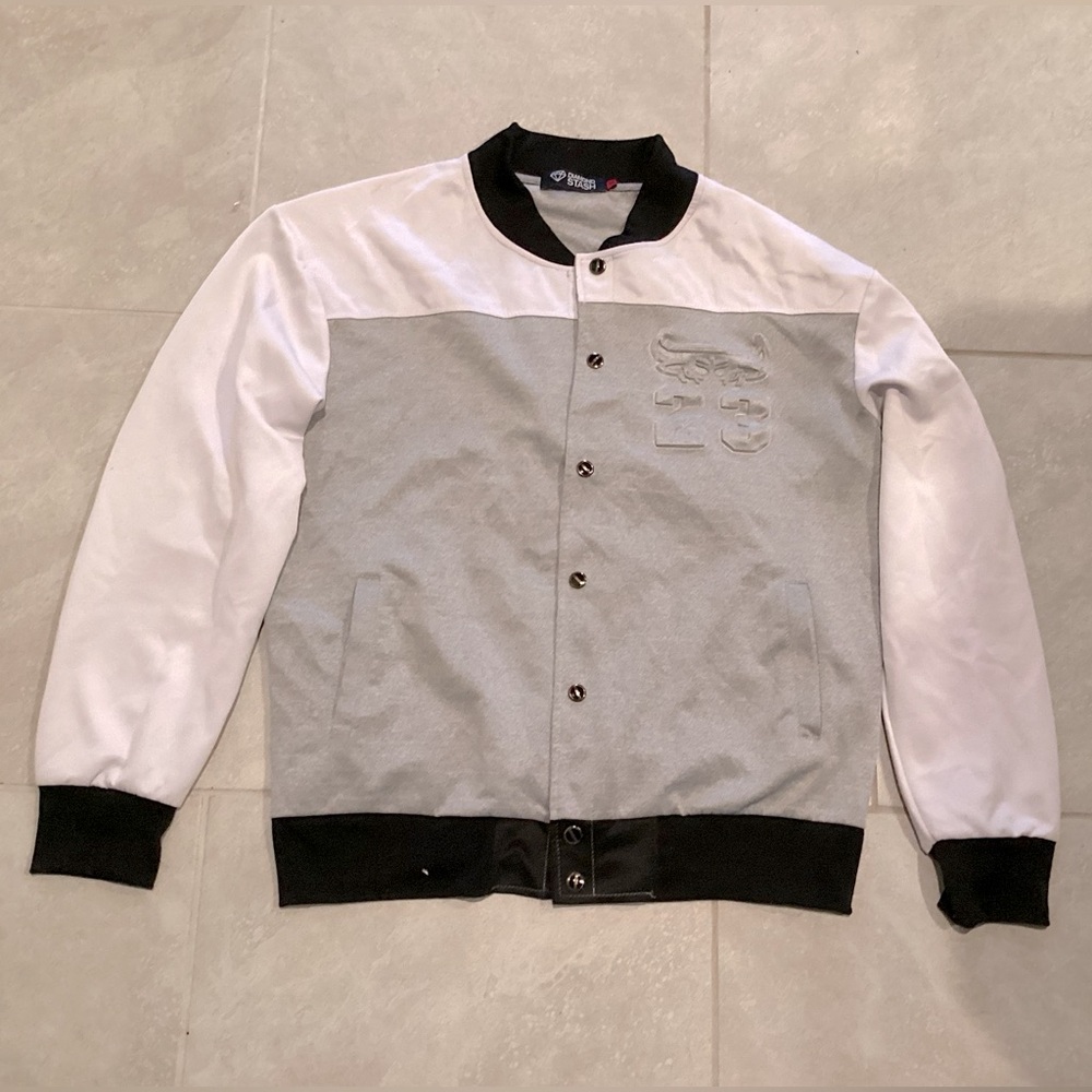 Diamond Stash Bomber Style Jacket Full Zip